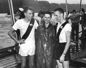 Charlie with Eddie Cox (right) and Ken Brown about 1951