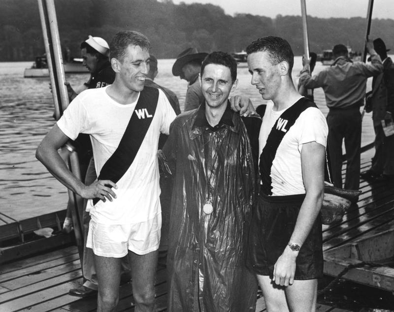 Charlie with Eddie Cox (right) and Ken Brown about 1951
