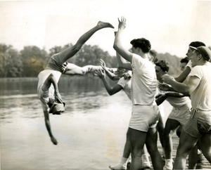 1950 tossing the cox.jpg